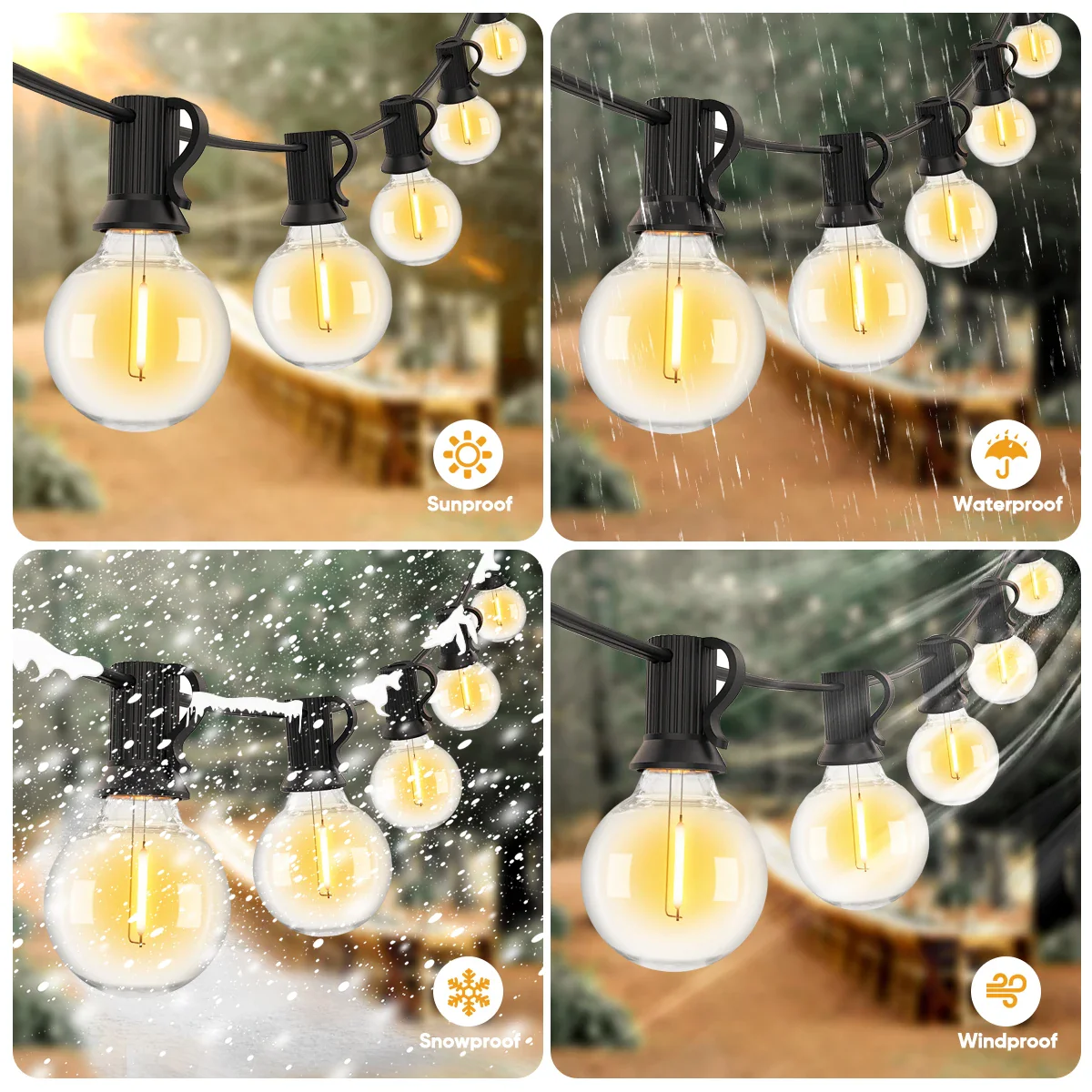 guirlande solaire extérieur | LED Ambiance Festive – Image 3