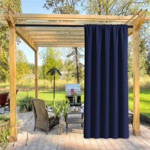 Rideau Extérieur Odaki Bleu Foncé