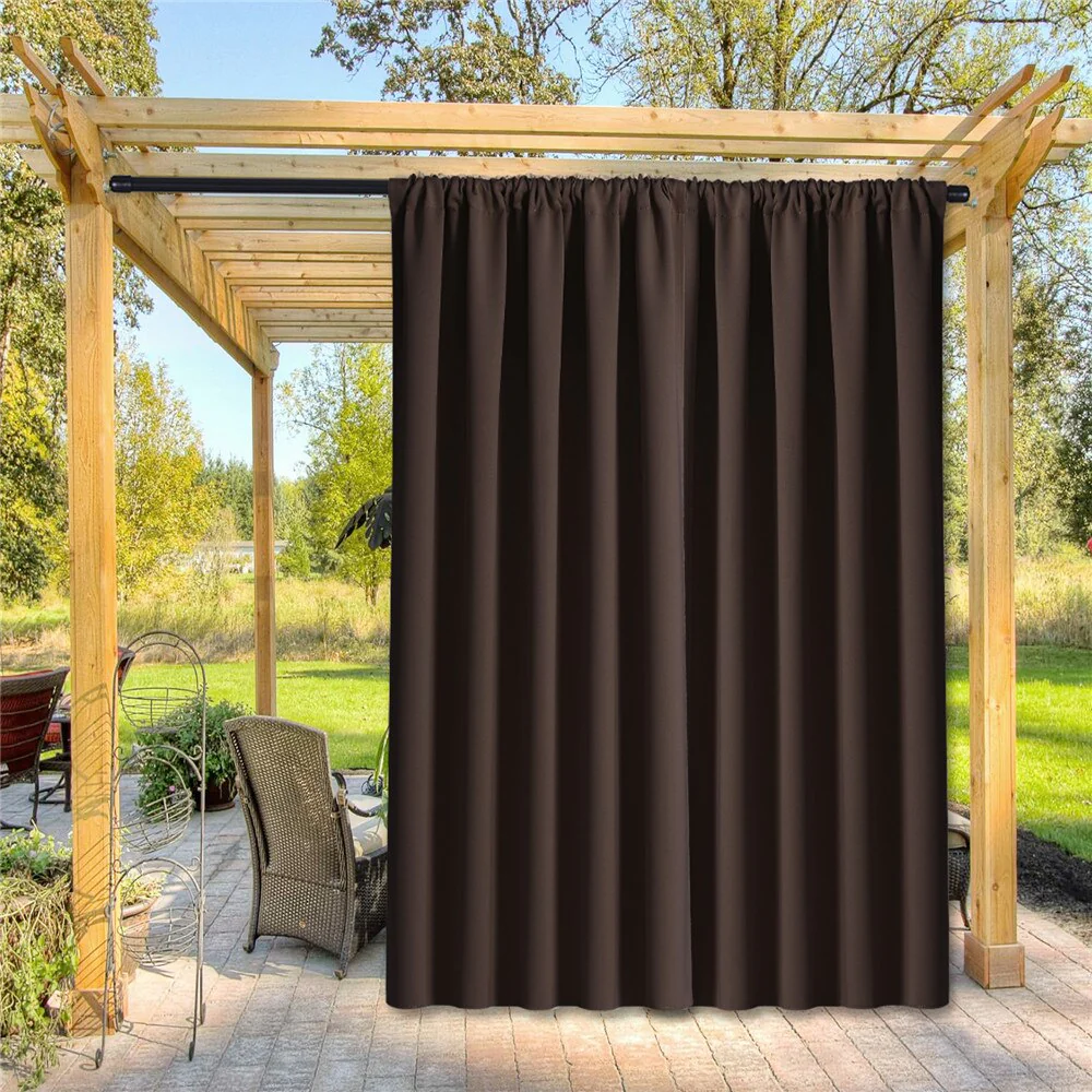 Rideau Extérieur Odaki Marron – Image 2