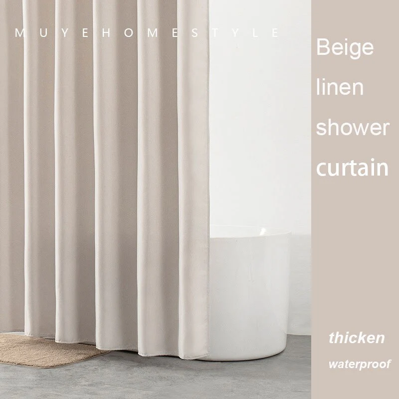 Rideau De Douche Nobi Beige – Image 4