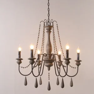 Lustre Suspendu Bois Completato