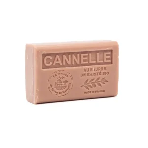 Savon solide parfumé Cannelle - Au beurre de karité bio 125g