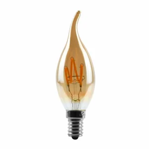 Ampoule LED C35L Filament  Culot E14 (Ambrée)