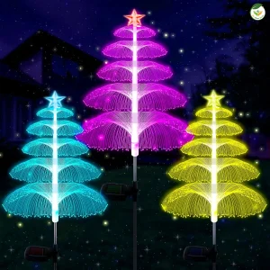 guirlande solaire extérieur | solaire forme arbre