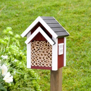Abri pour abeilles Wildlife Garden - Nichoir Biholk rouge pour les abeilles
