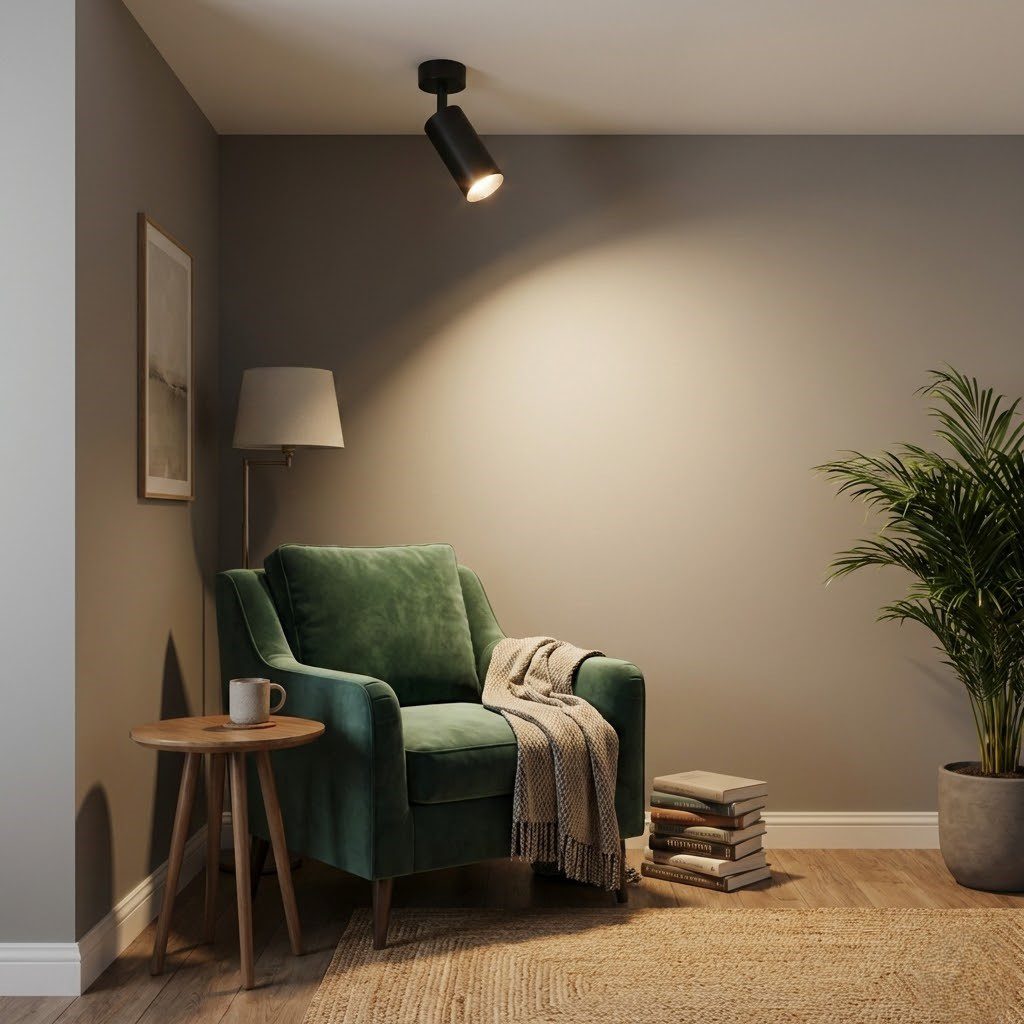 Plafonnier spot noir – Image 2