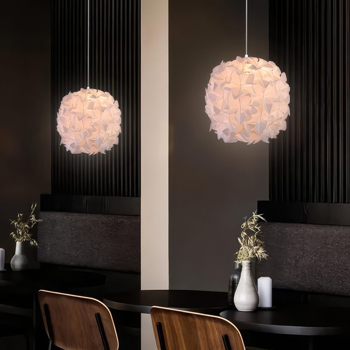 Suspension boule fleur – Image 4